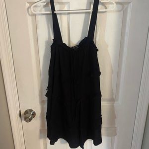 Forever 21 Black Ruffle Mini dress